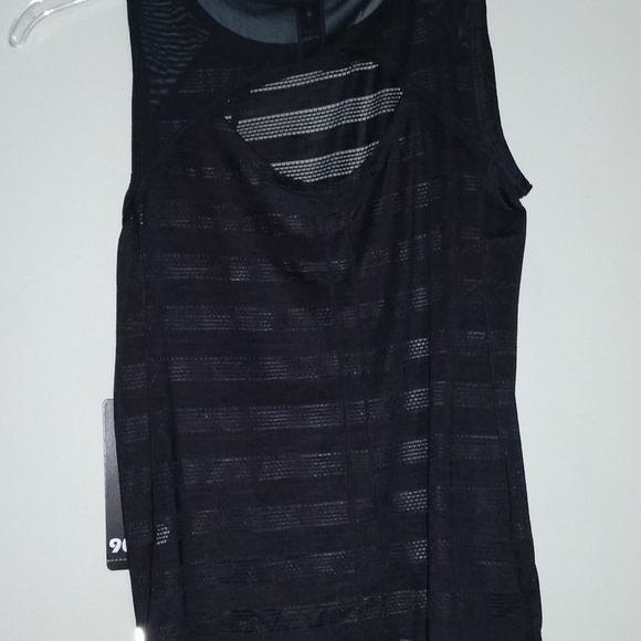 90 Degrees by Reflex Ladies Black Mesh Tank - Picture 5 of 6